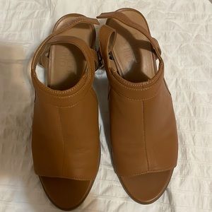 Franco sarto open toe wedges